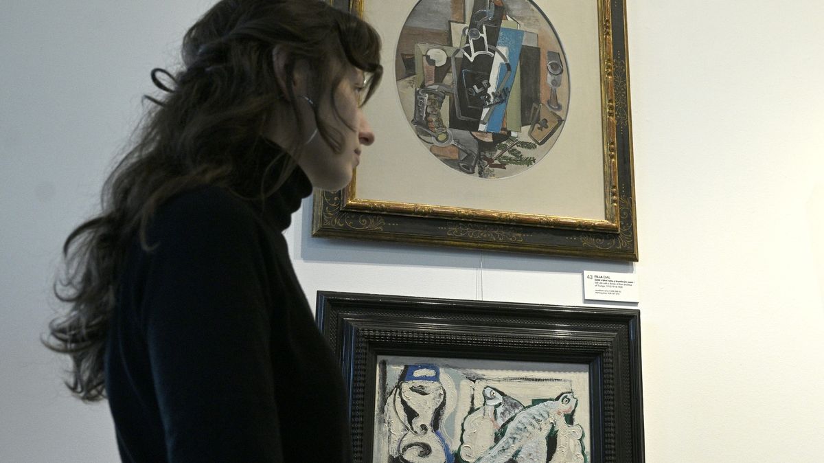 „Mona Lisa českého kubismu“ Obraz Emila Filly se vydražil za 32 milionů